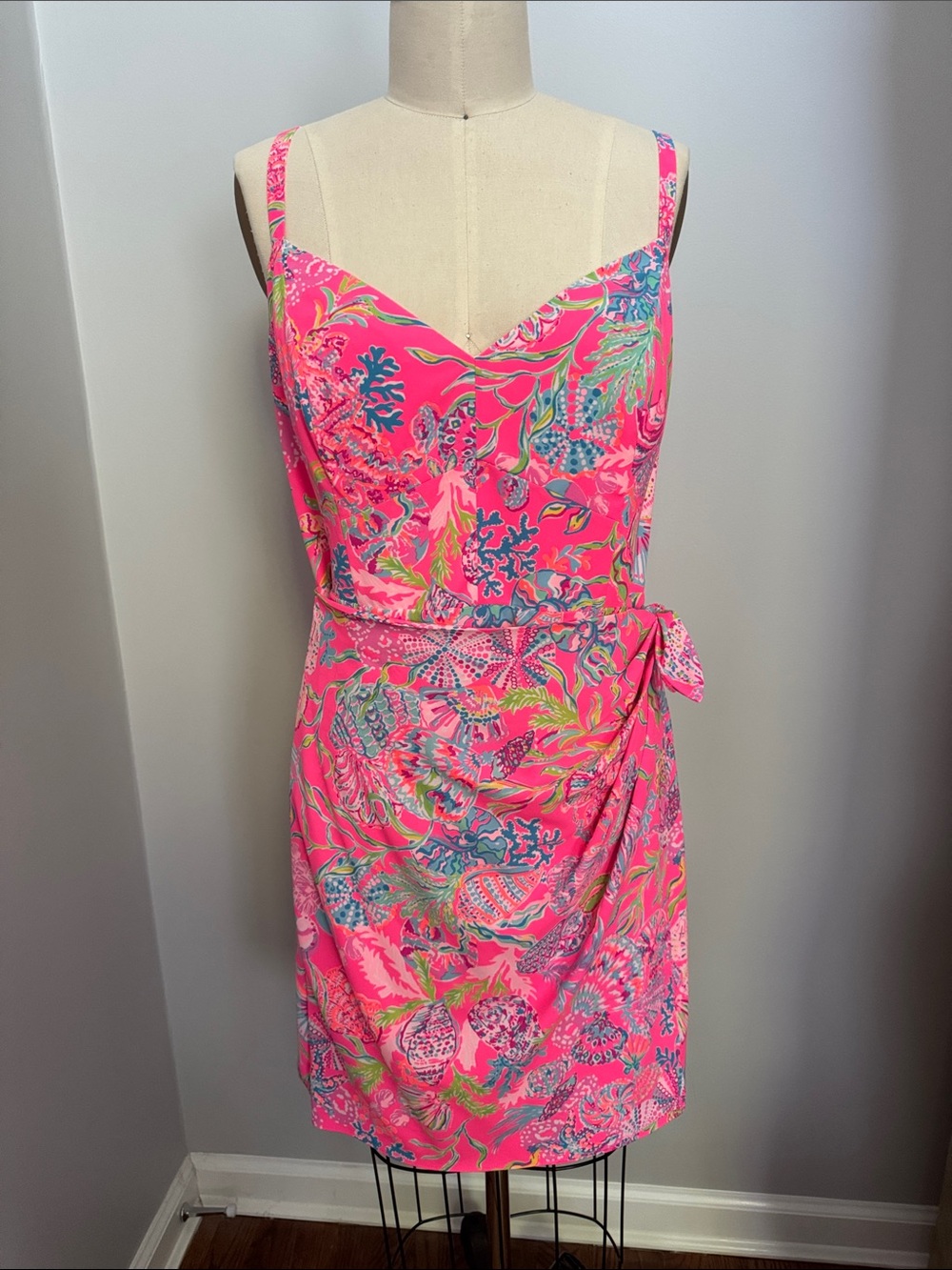 Lilly Pulitzer Hot Pink Label Shift Dress